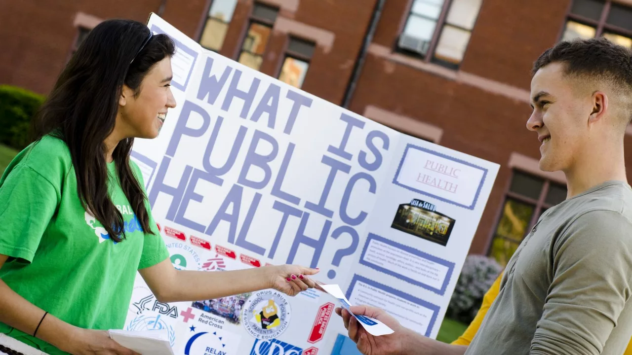 What do people with masters in public health do?